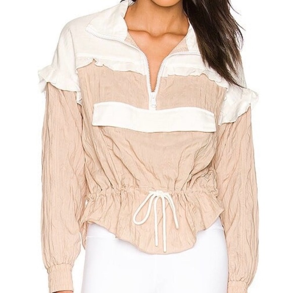 X FP Movement Lets Go Out Pullover in White Combo Free People - Picture 2 of 5